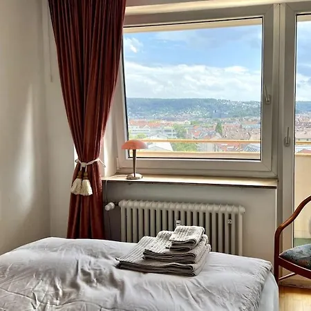 Stuttgart-west Balkon, Panorama Apartament